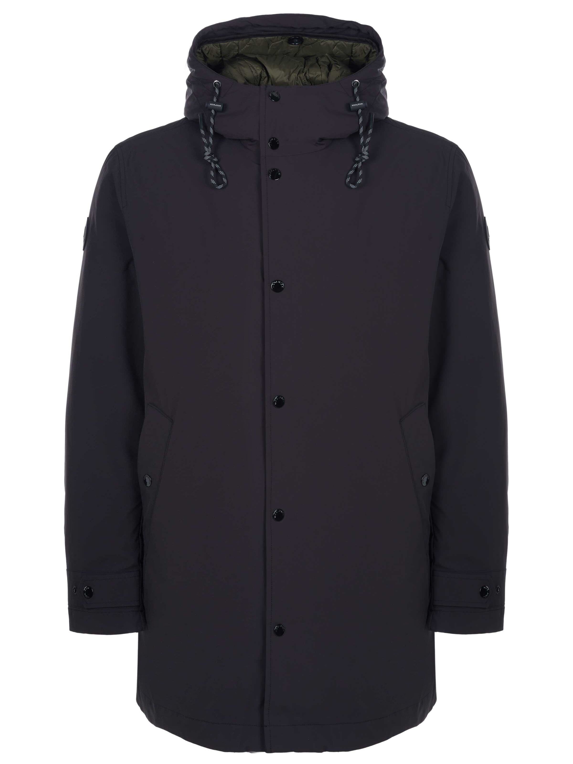 Woolrich Between-season jacket 'Woolrich Jacke' in Black: front