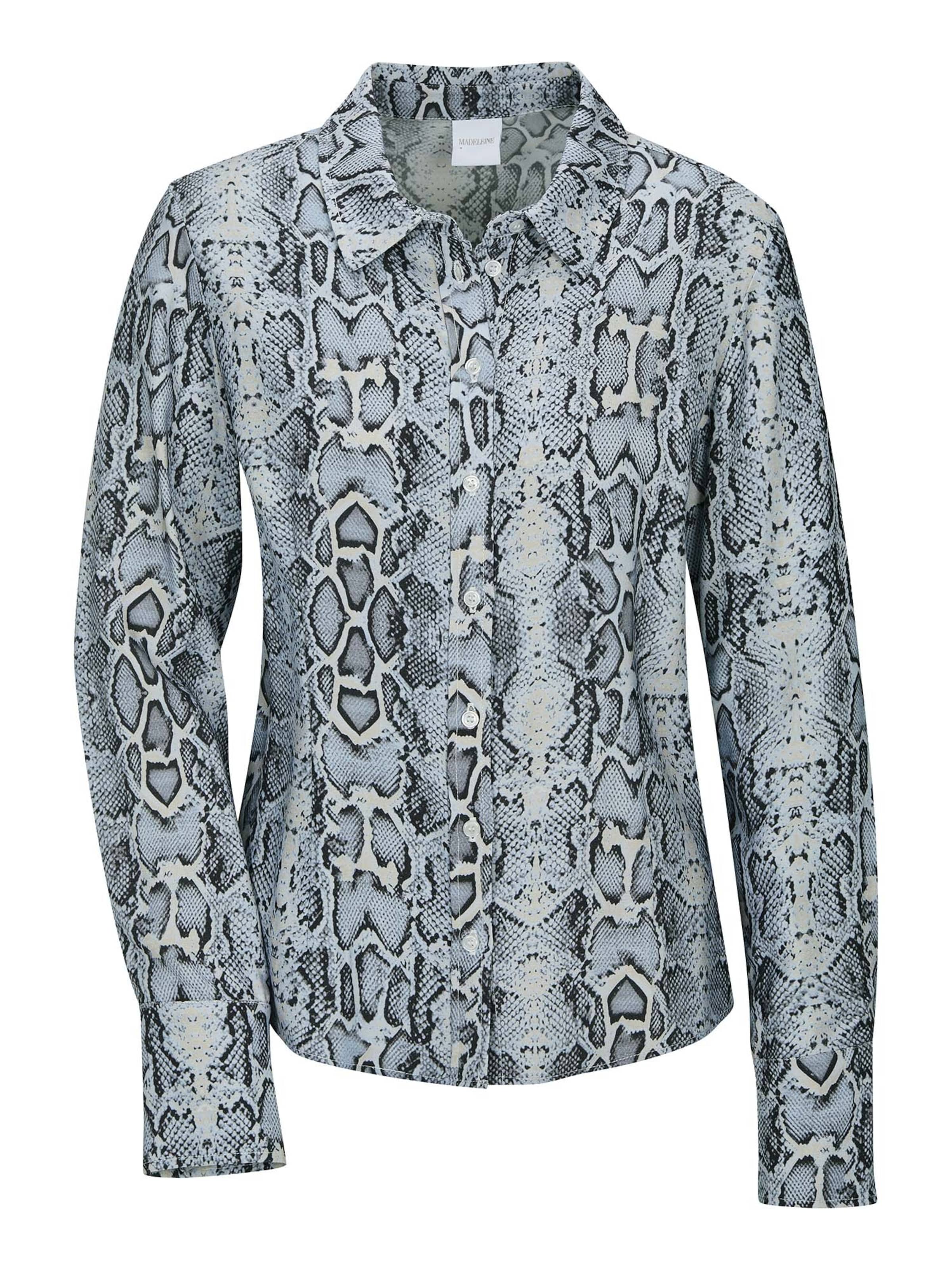 MADELEINE Blouse in Blauw: voorkant