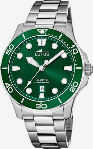 Lotus Analoog horloge 'Excellent' in Groen: voorkant