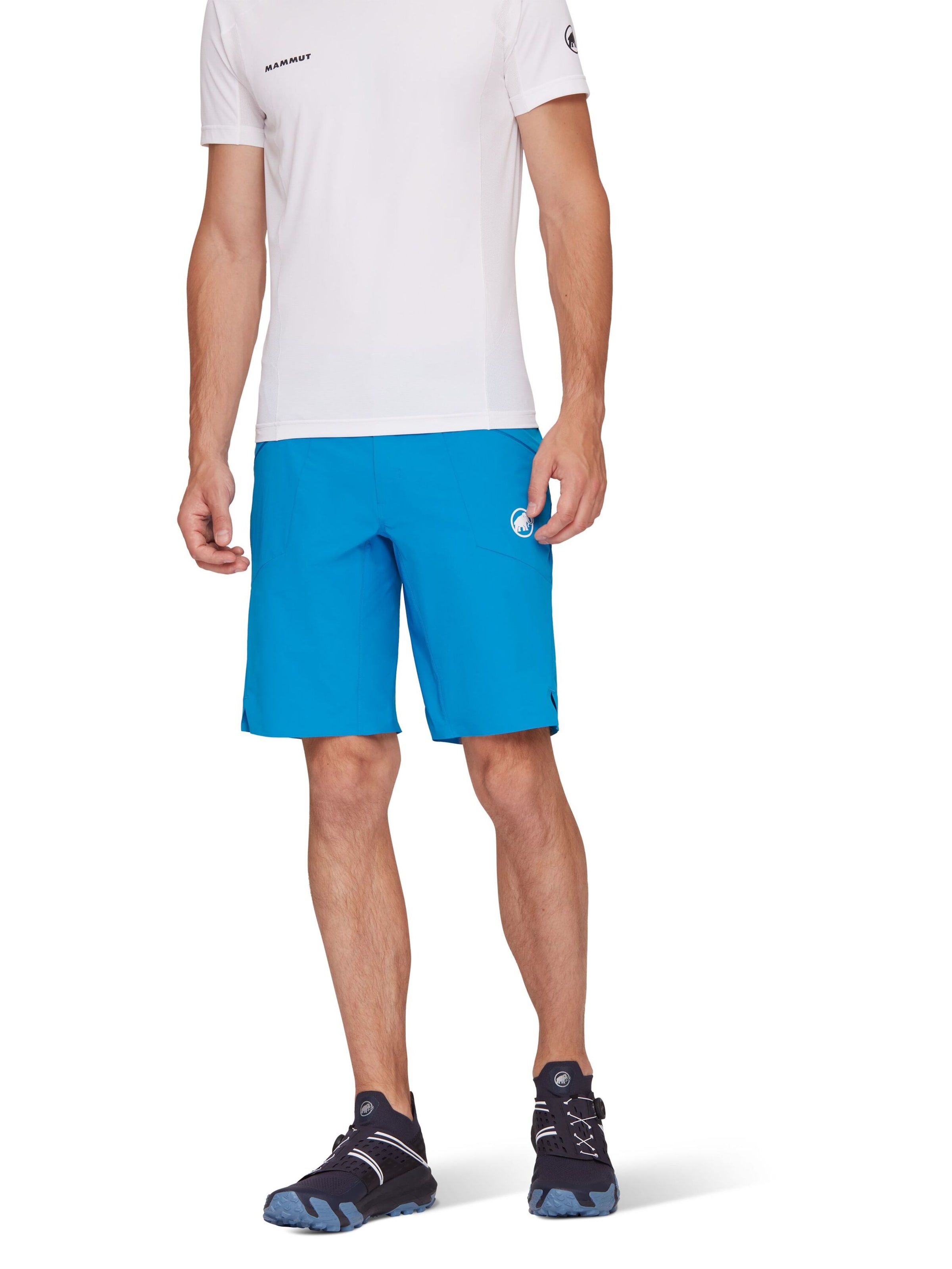 MAMMUT Loose fit Outdoor Pants 'Aenergy' in Blue: front