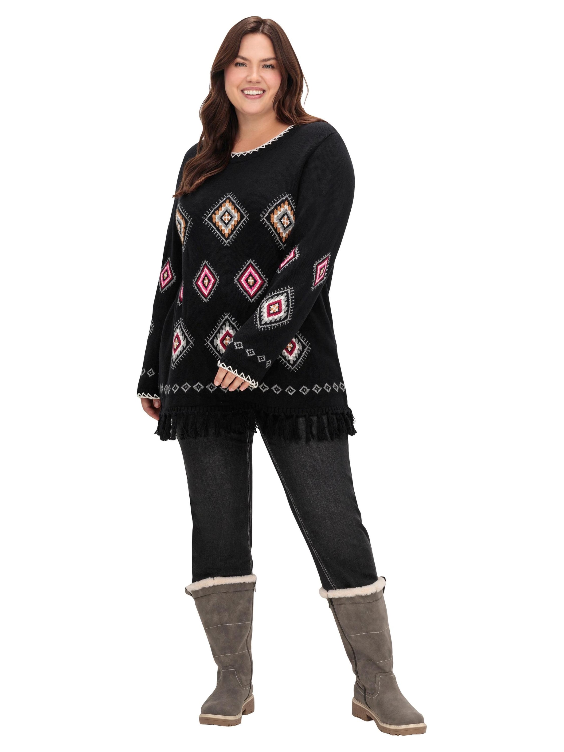 Pull-over SHEEGO en noir