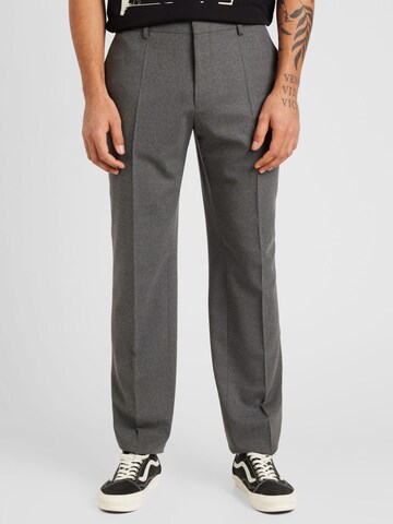 regular Pantaloni con piega frontale 'H-Genius' di BOSS in grigio: frontale