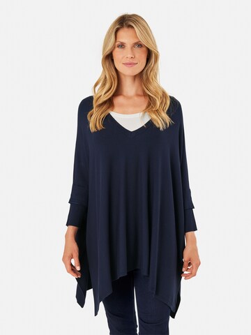 Masai Cape 'MaFosna' in Blauw: voorkant