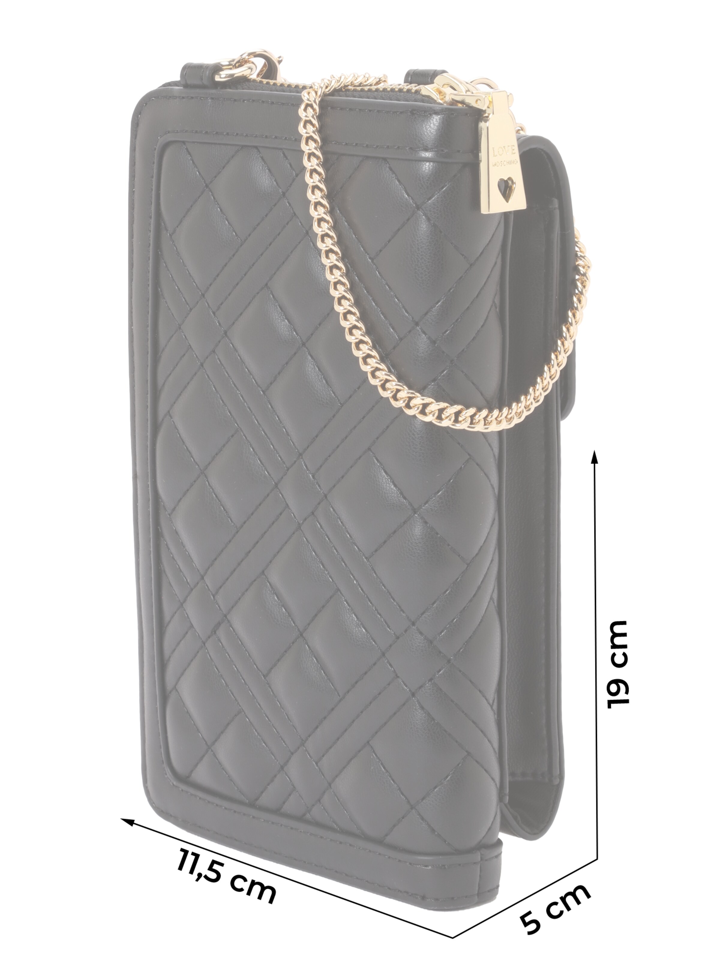 Porte-monnaies Love Moschino en noir