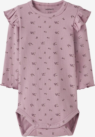 NAME IT - Pijama entero/body en rosa: frente