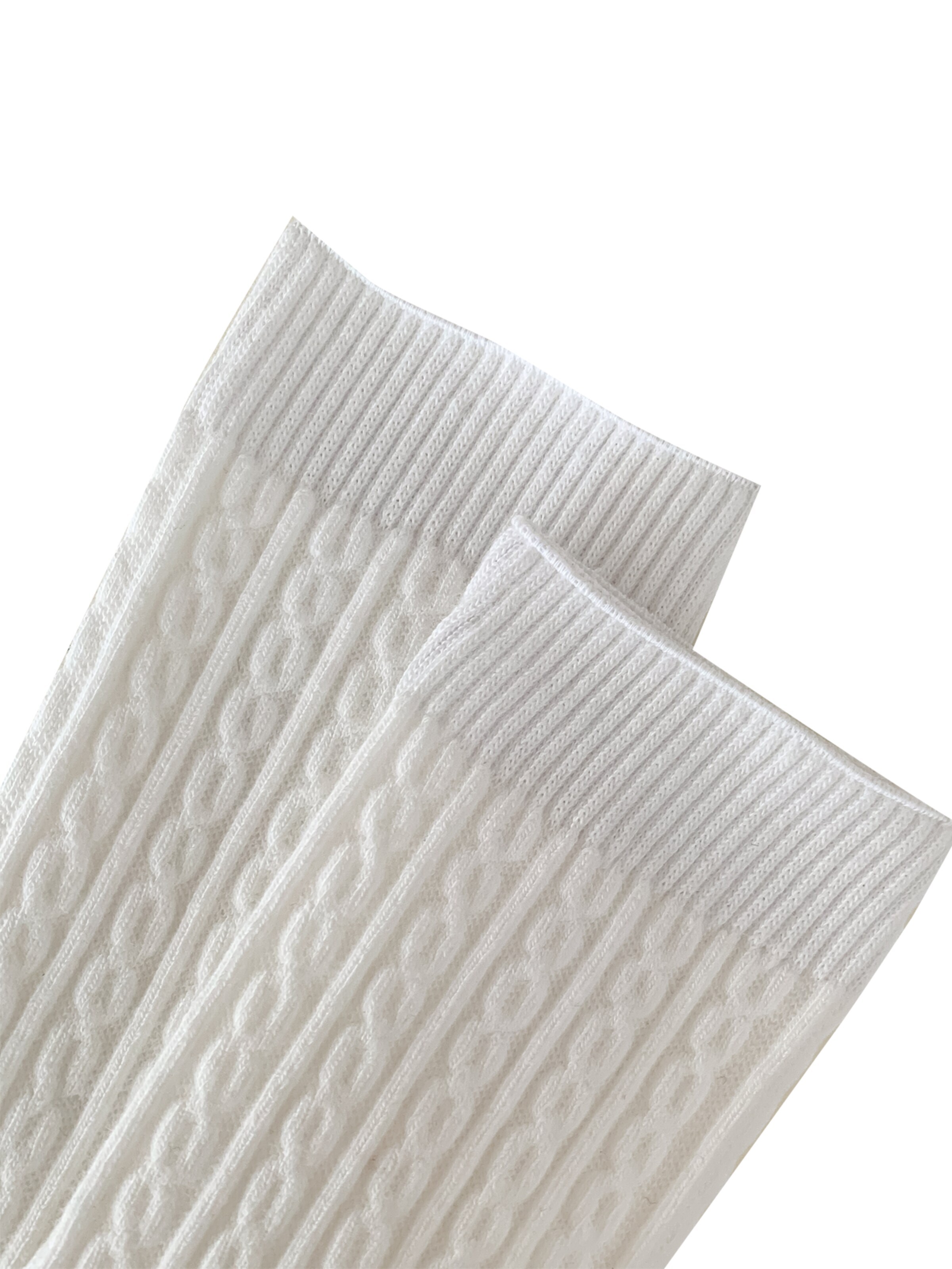 Millo Socks 'Cosy Twist' in White