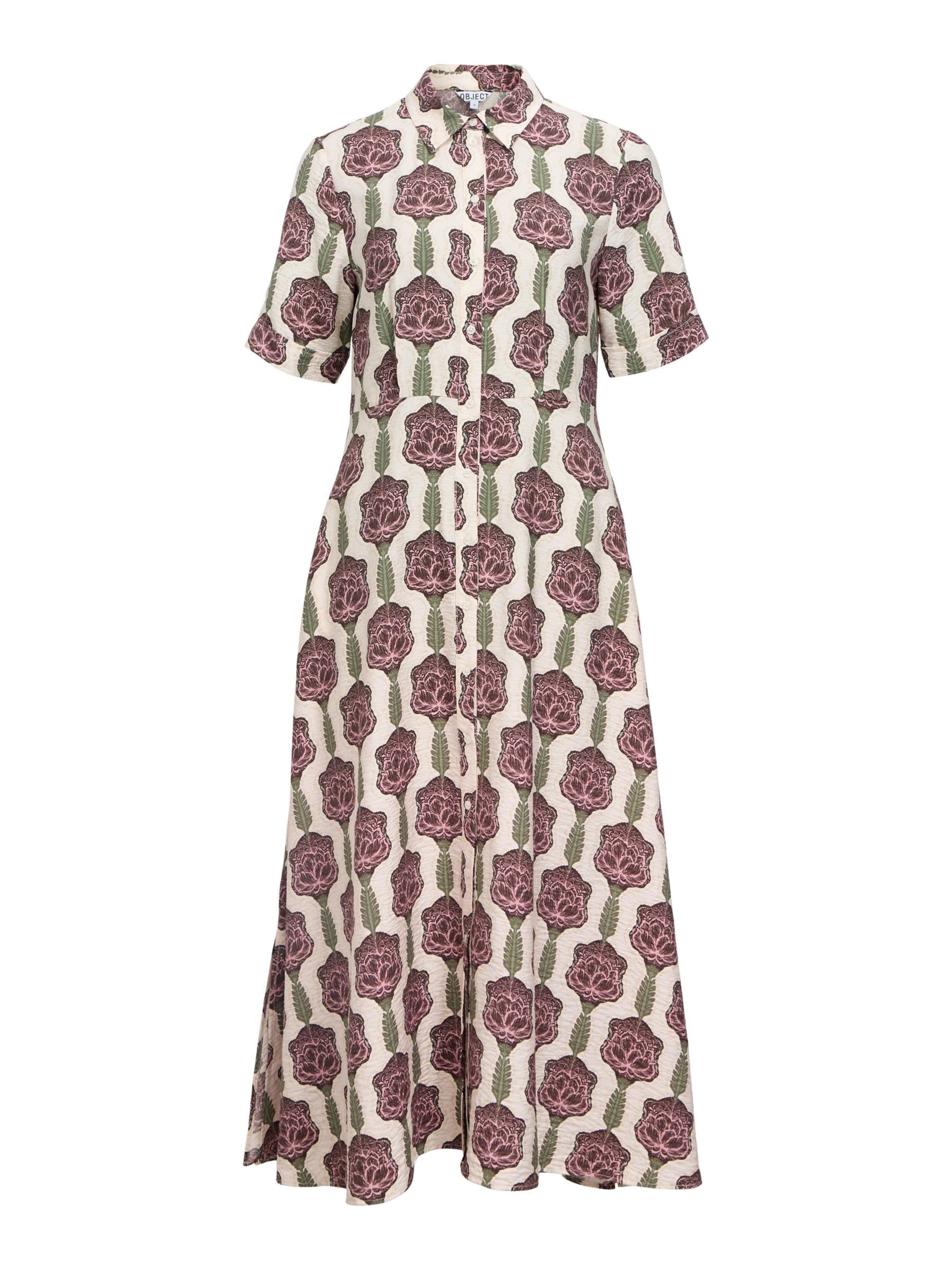 OBJECT Kleid 'OBJemmi' in Weiß: Vorderseite