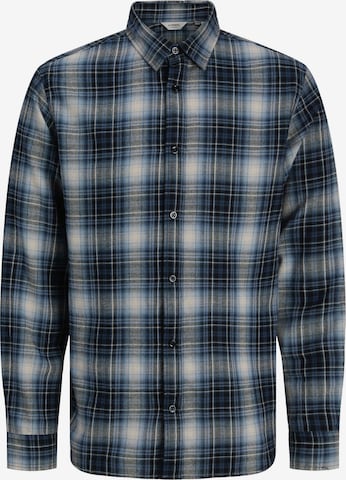 JJ Rebel Button Up Shirt 'JREBJETT' in Blue: front