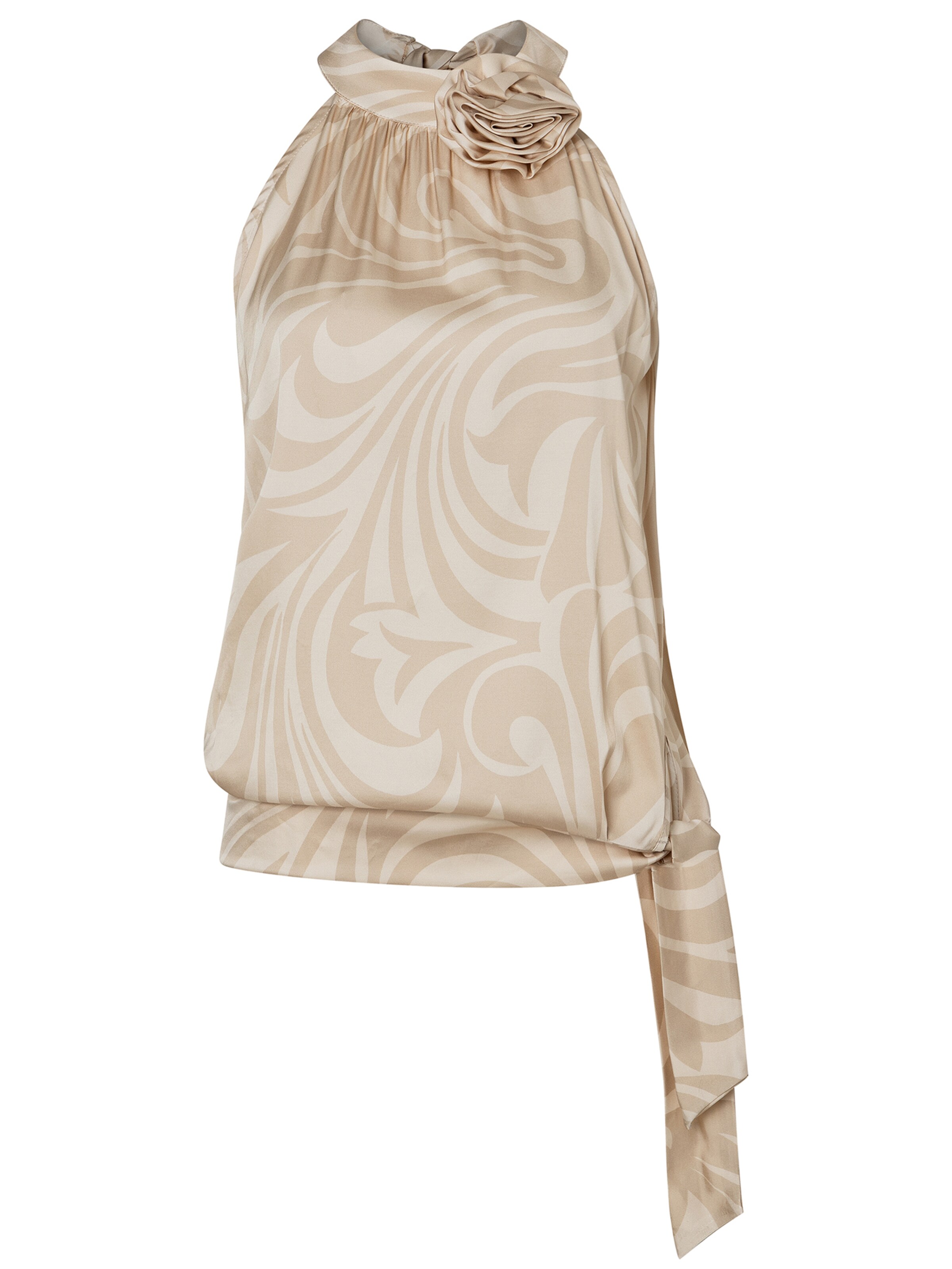 Ana Alcazar Top 'Wapara' in Beige: voorkant
