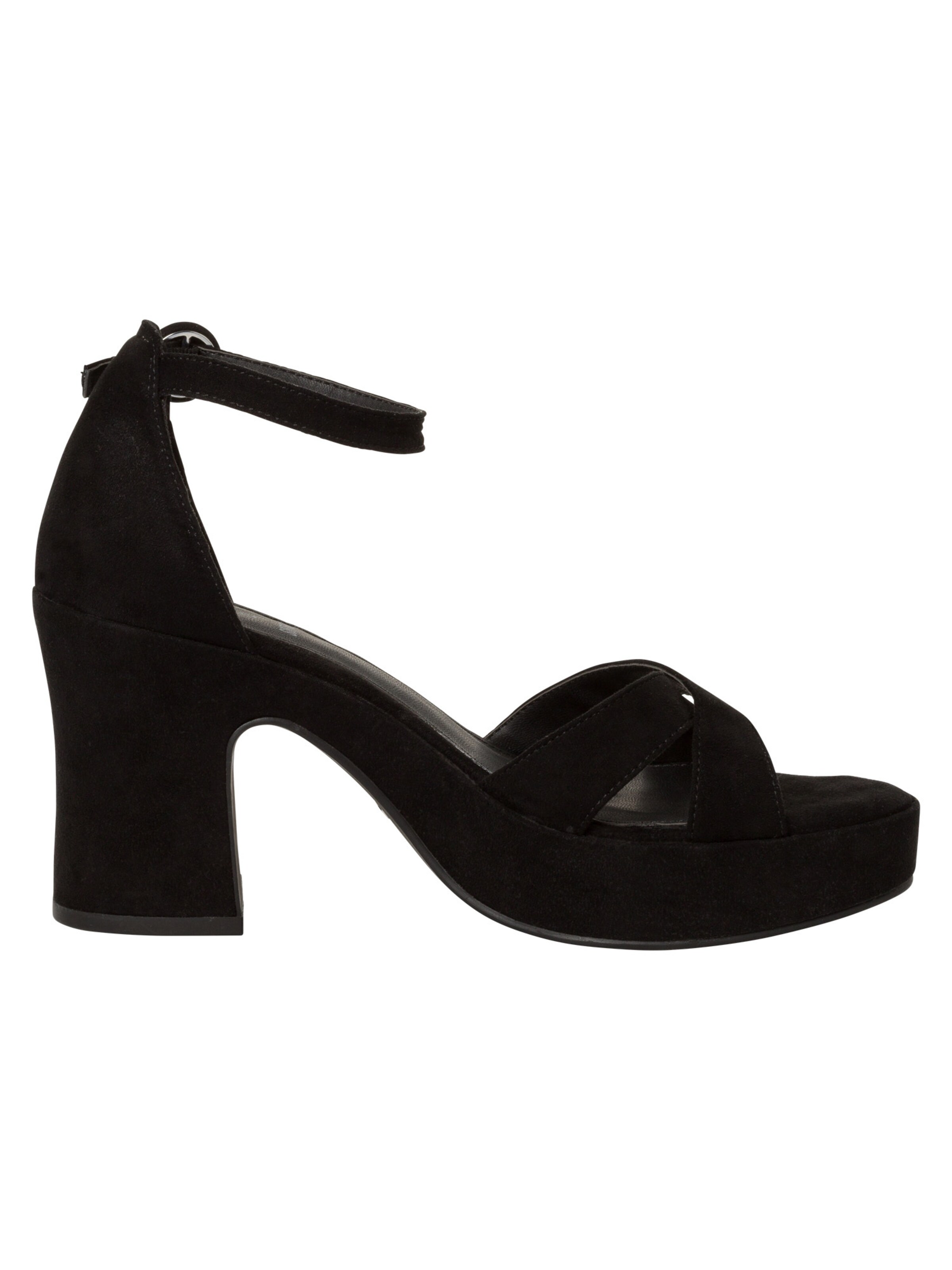 s.Oliver Remienkové sandále - Čierna