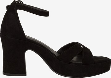 s.Oliver Strap sandal in Black