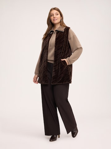 Gilet Fiorella Rubino en marron