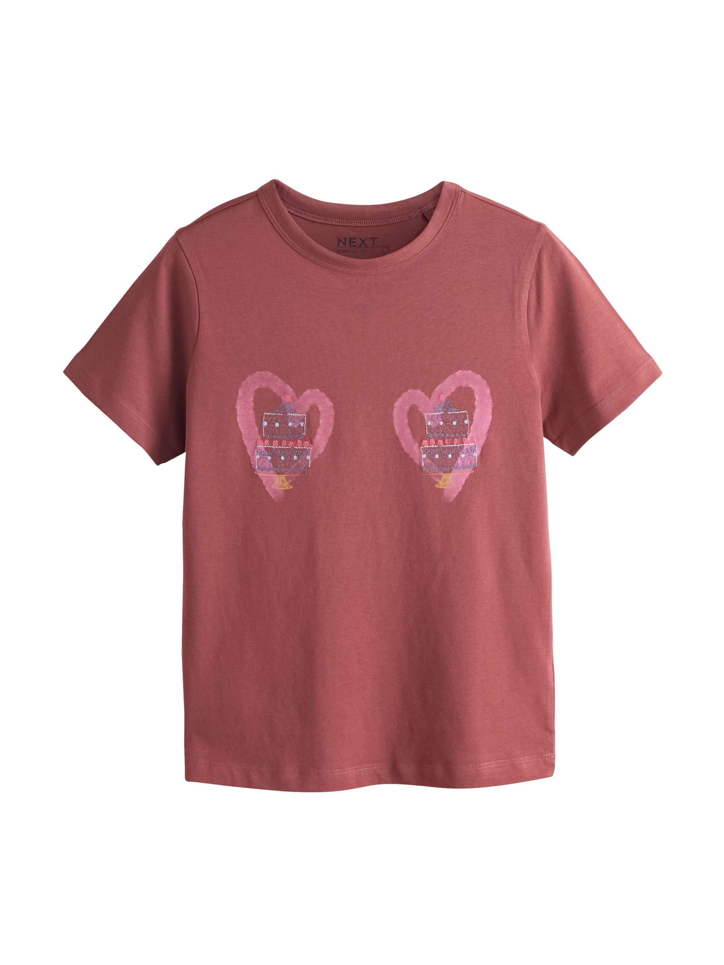 T-shirt Next en rouge : devant