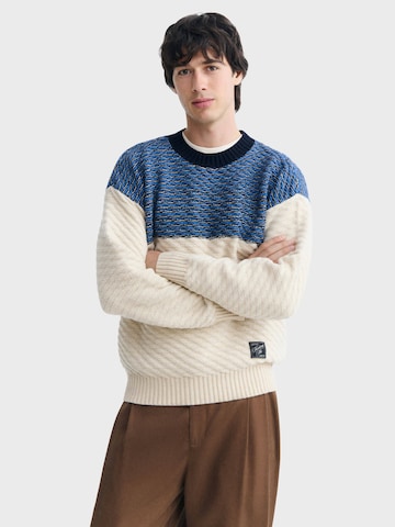 Pull-over 'BOLITA' Thinking MU en blanc : devant