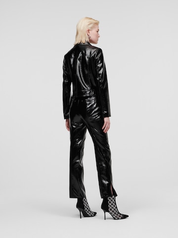 juoda Karl Lagerfeld Standartinis Kelnės