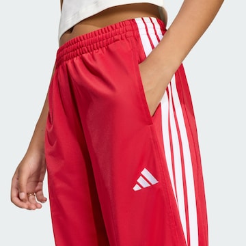 ADIDAS SPORTSWEARWide Leg/ Široke nogavice Sportske hlače 'Dayready' - crvena boja