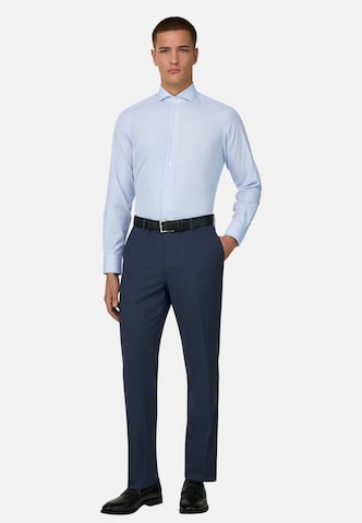 Coupe regular Chemise Boggi Milano en bleu