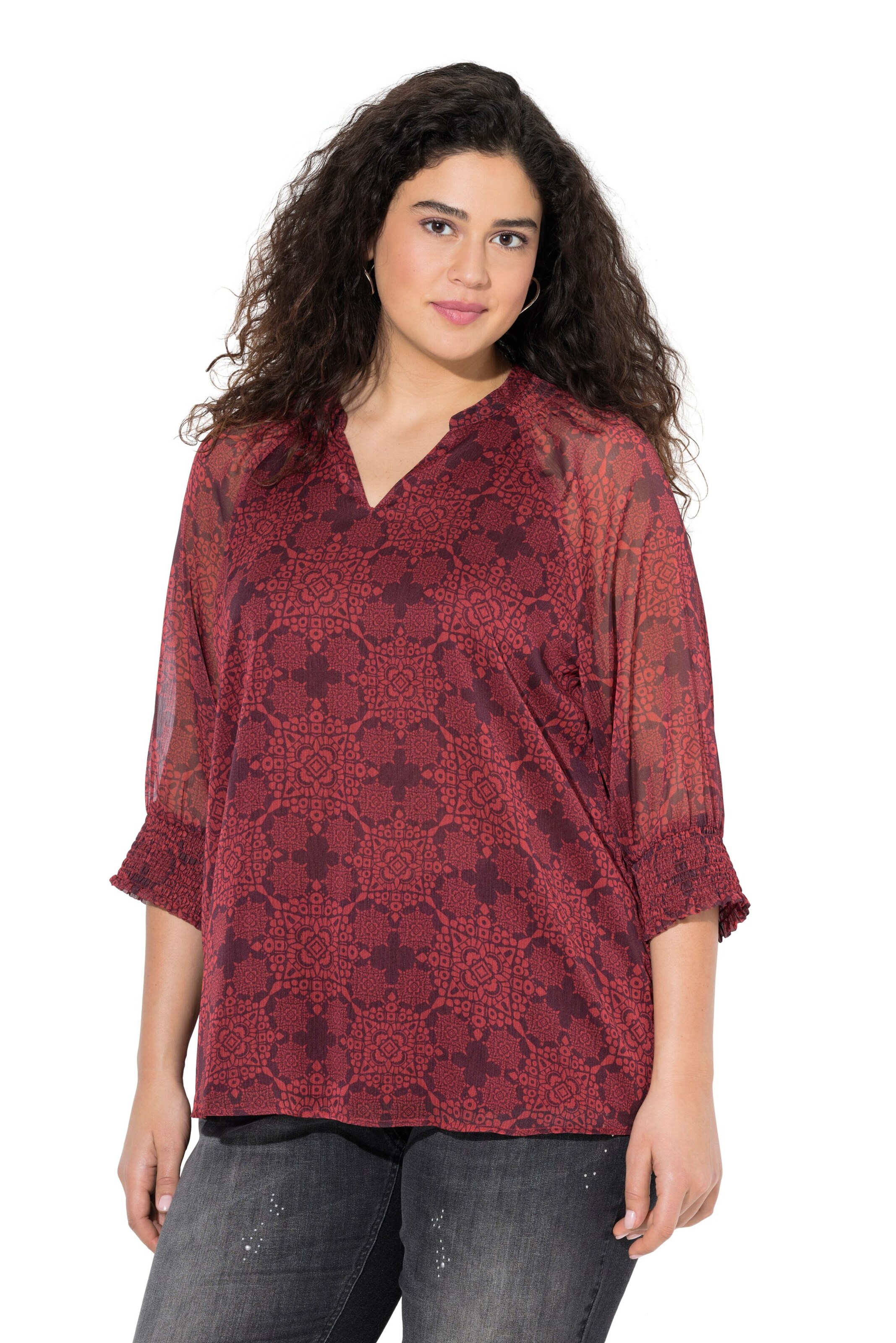 Ulla Popken Shirt in Red: front