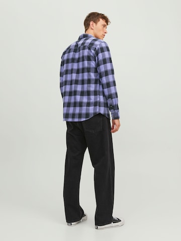 JACK & JONES Slim fit Overhemd in Lila