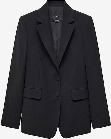 MANGO Blazer 'Iguana' in Black: front