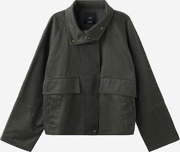 MANGO Välikausitakki 'Matcha' värissä vihreä: etupuoli