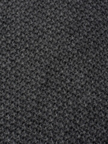 styleBREAKER Shawl 'Strick Dreiecktuch Einfarbig' in Grey