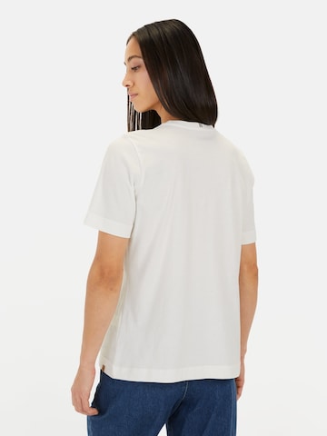 CAMEL ACTIVE T-Shirt mit Print in Weiß