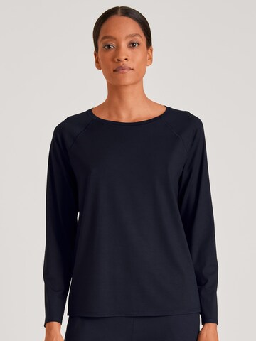 Chemise de nuit 'DEEPSLEEPWEAR Balancing' CALIDA en bleu : devant