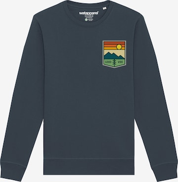 Sweat-shirt ' Good Vibe ' Watapparel en gris : devant