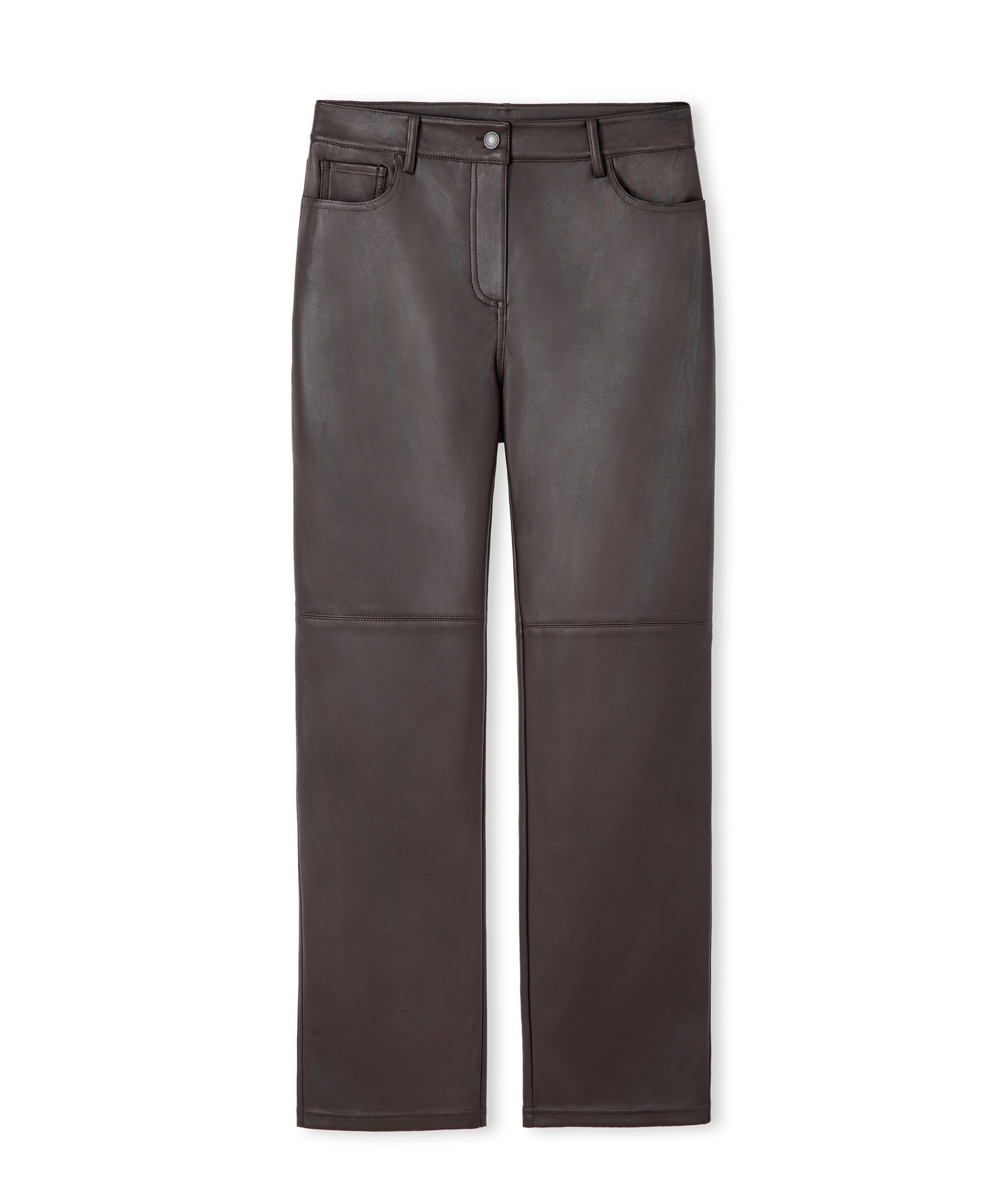 Ipekyol Regular Broek in Bruin: voorkant