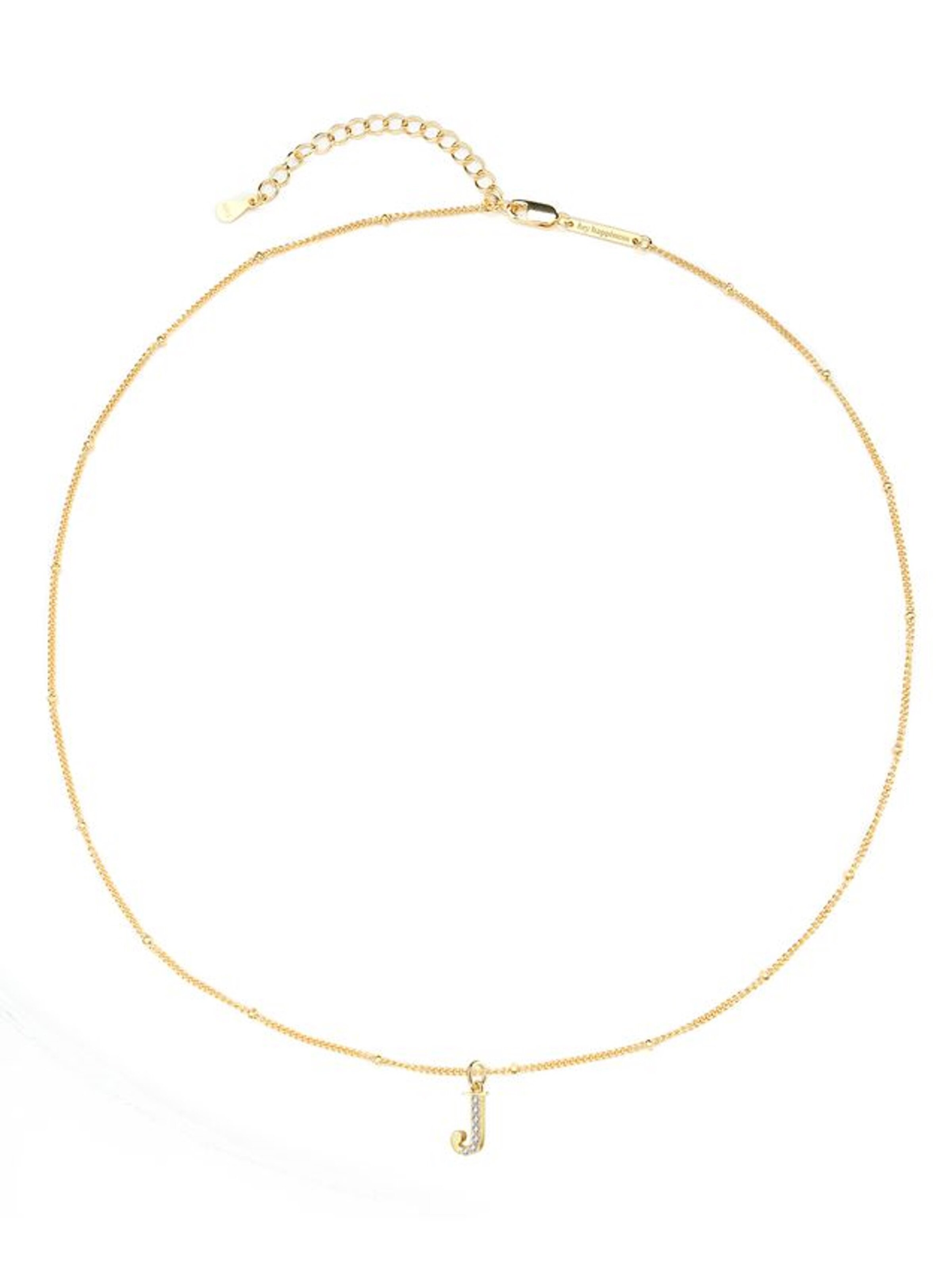 Collana 'Letter J' di Hey Happiness in oro