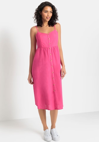 LASCANA Summer Dress in Pink: front