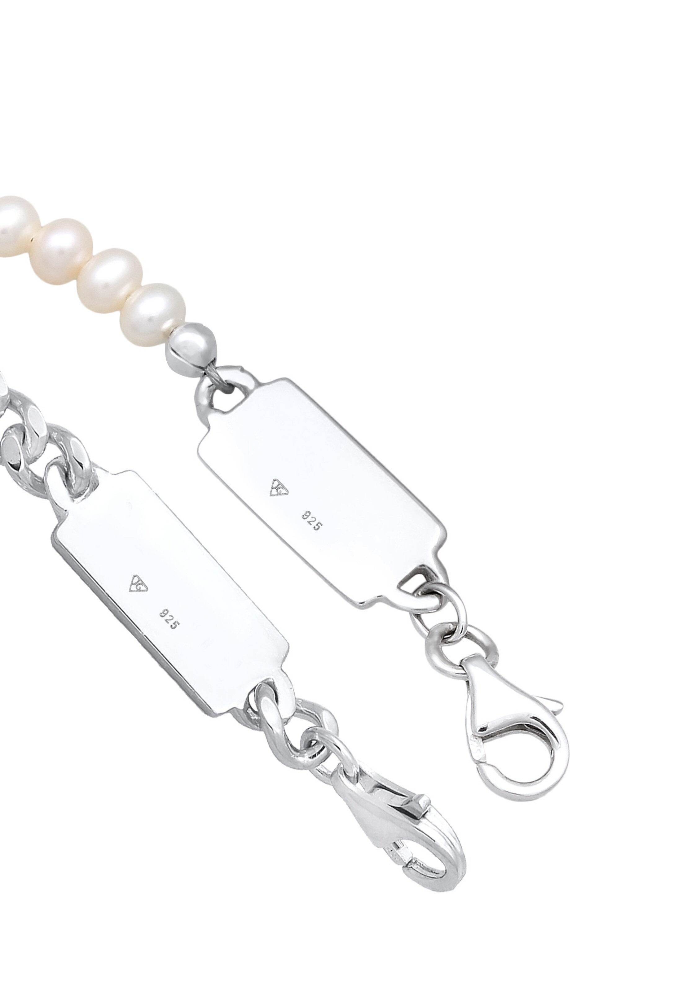 KUZZOI Bracelet 'Perle' in Silver