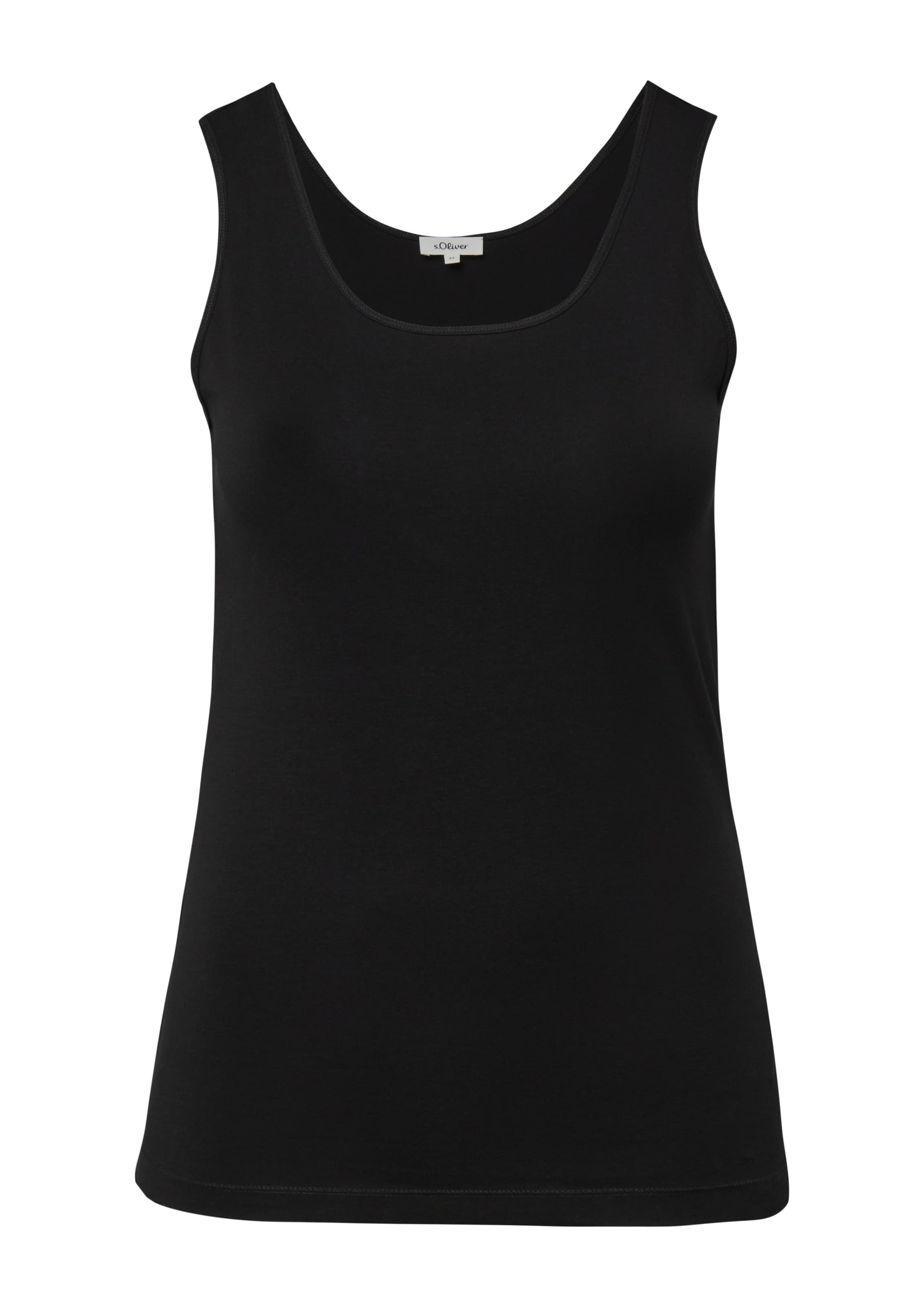 s.Oliver Shirt in Zwart: voorkant