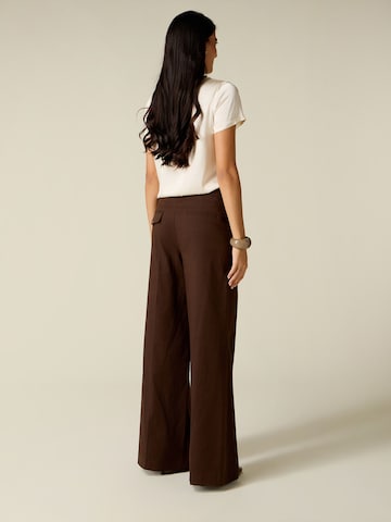 Baggy Pantaloni di oltre in marrone