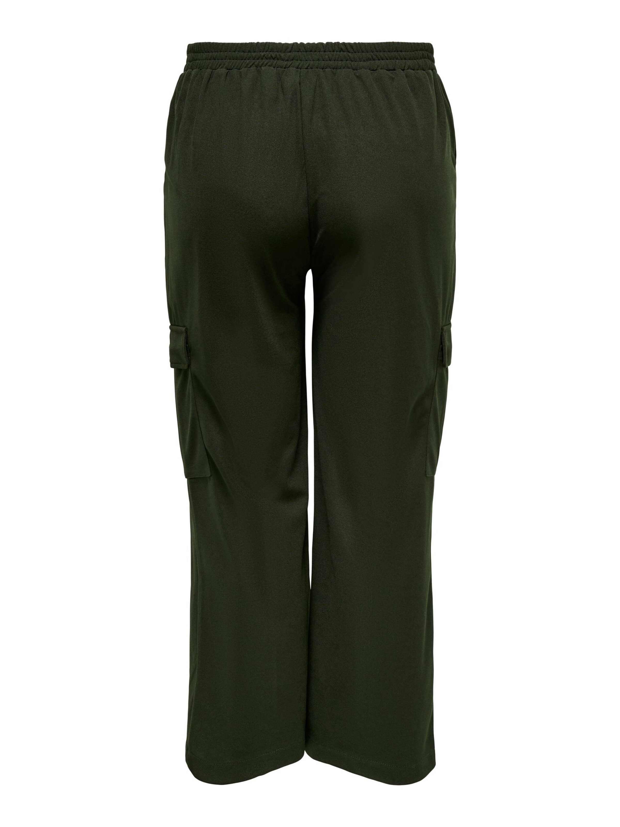 ONLY Carmakoma Regular Cargo trousers in Green