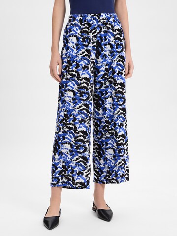 Marie Lund Wide Leg Hose in Blau: Vorderseite