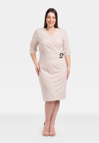 Karko Dress 'HERMINA' in Beige