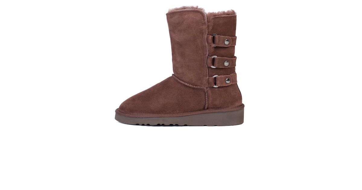 Gooce Boots 'Binger' in Brown ABOUT YOU