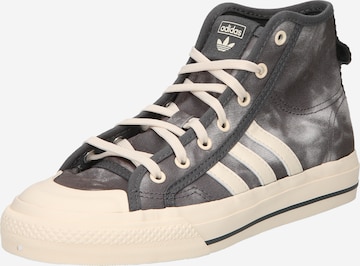 Sneaker 'Nizza Hi Rf' de la ADIDAS ORIGINALS pe gri: față