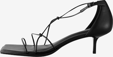 Next - Sandálias com tiras 'Forever Comfort®' em preto: frente