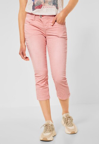 STREET ONE Slim fit Jeans 'Capri' in Pink: front