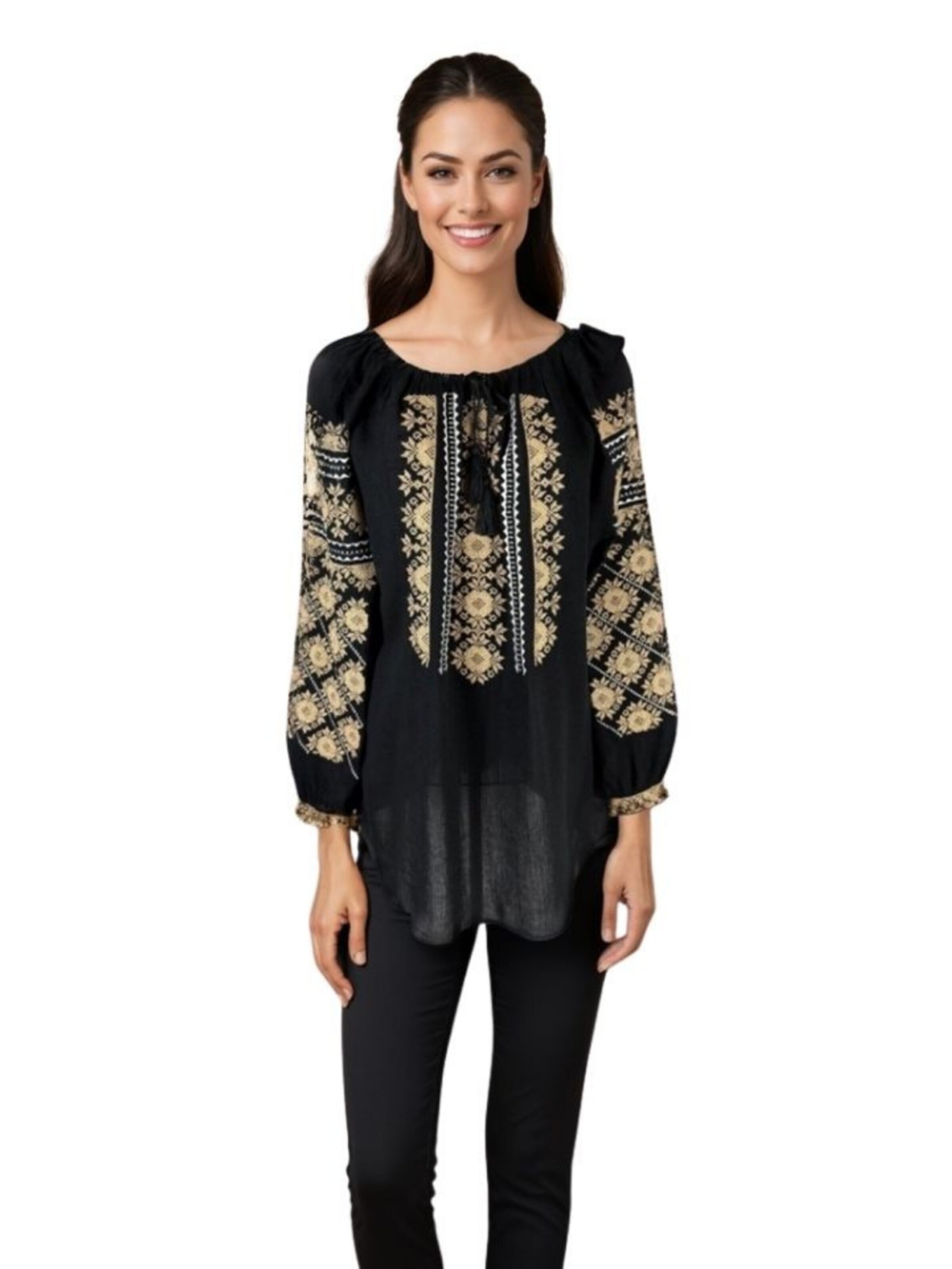 Rody’s forever - Blusa tradicional en negro: frente