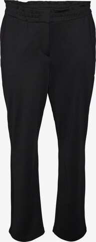 Vero Moda Curve Regular Pants 'CADENCE' in Black: front