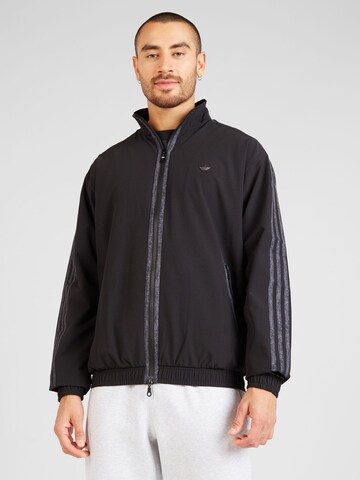 Veste mi-saison ADIDAS ORIGINALS en noir : devant