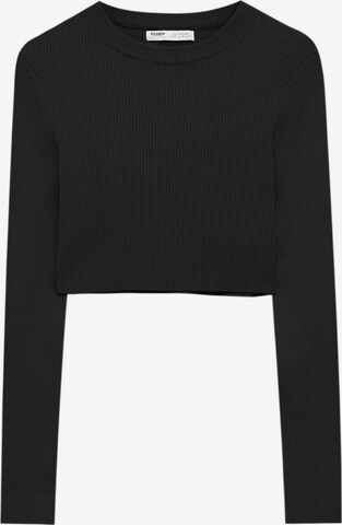 Pull&Bear Sweater in Black: front
