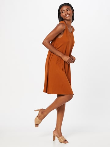 TOM TAILOR Summer Dress in Brown