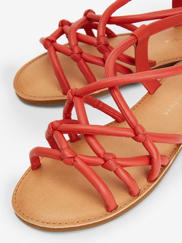 Sandales à lanières TOMMY HILFIGER en rouge