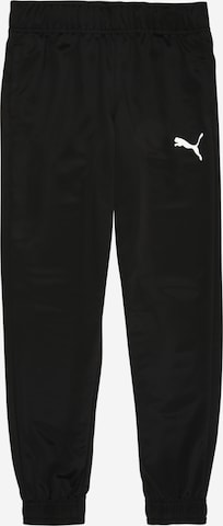PUMA - Pantalón en negro: frente