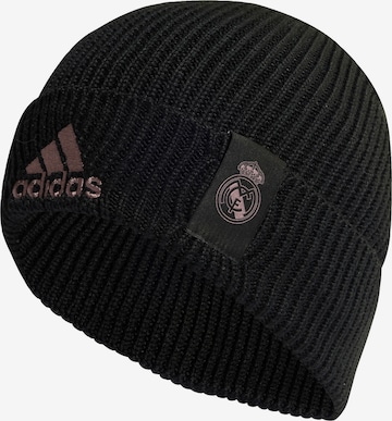 ADIDAS PERFORMANCE Athletic Hat 'Real Madrid' in Black: front